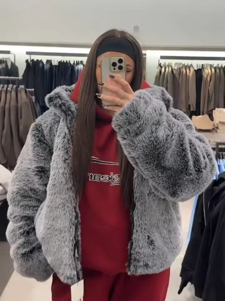 Hulian Cozy  Fur Jacket